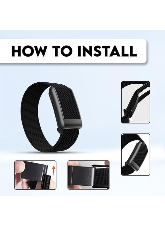 Ultra-soft Nylon Sport Band Compatible with WHOOP 5.0, One, Peak, and Life | Breathable, Durable & Secure Fit Strap | NOT for Gen 4 - Image 2